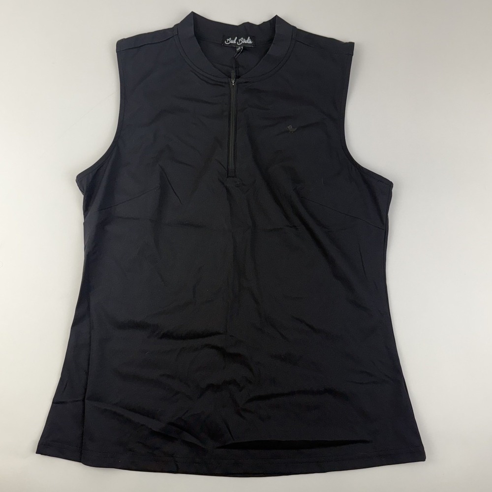 New Womens Bad Birdie Blade Sleeveless Black Casual Golf Vest Size Medium NWT